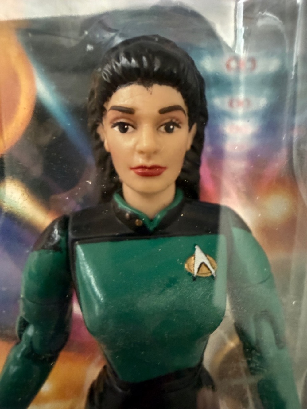 1994 Star Trek TNG Lt Commander Deanna Troy in 6th Season Uniform Action Figure
